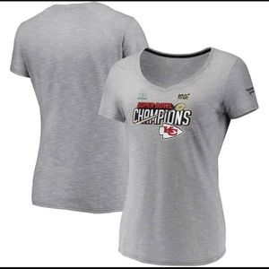 New Ladies Small KC Chiefs
Super Bowl 54 Shirt V Neck